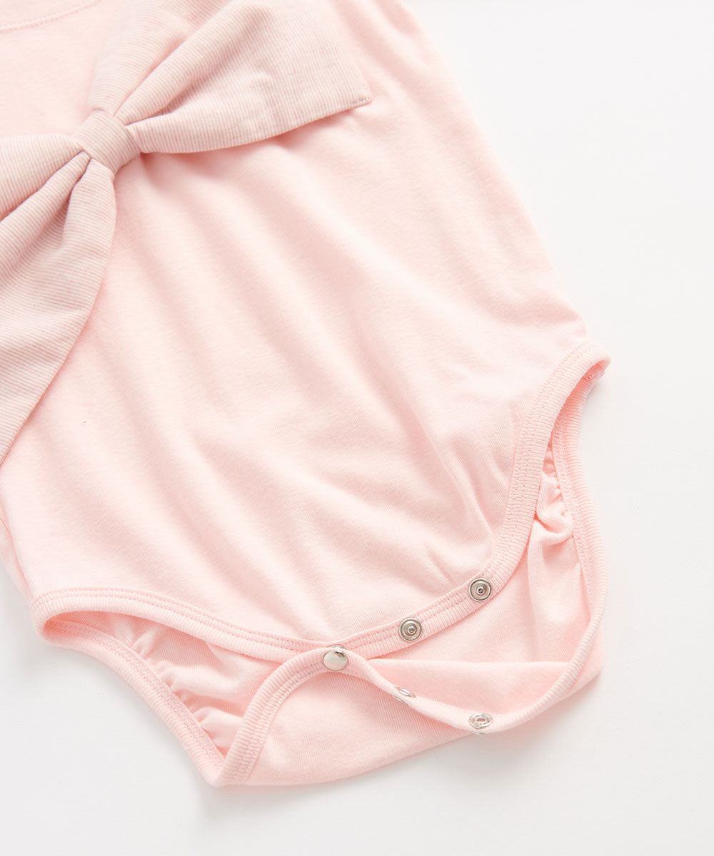 3Dフロントリボンロンパース