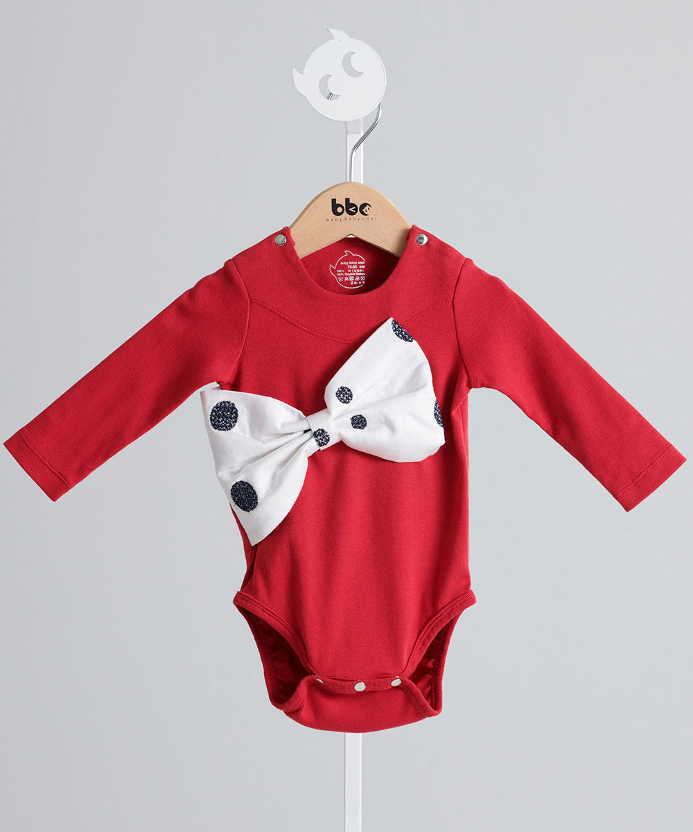 3Dフロントリボンロンパース