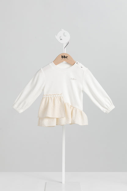 【予約商品】Mainコレクション：Ruffle Breezeレイヤードトップス