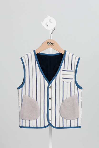 【予約商品】Luxuryコレクション：Zigzagリバーシブルベスト