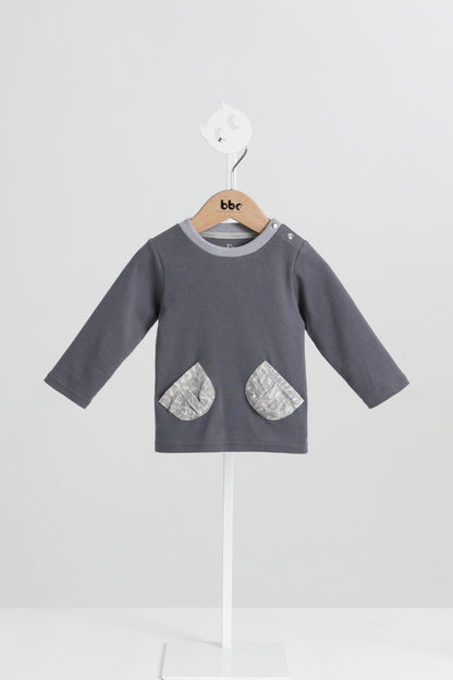 【予約商品】Mainコレクション：Leo Dotポケット付きトップス