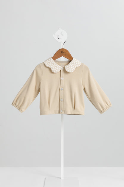 【予約商品】ちょうちょ襟スタンダードカーディガン