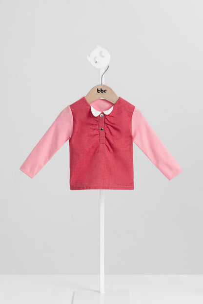 【予約商品】Mainコレクション：Lily Ruchesペタルカラートップス