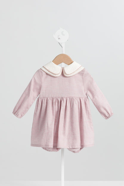 【予約商品】Luxuryコレクション - Eliseダブルレイヤードカラーワンピースロンパース