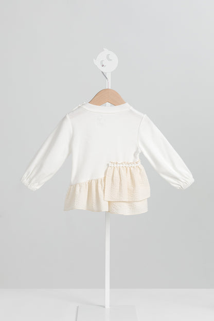 【予約商品】Mainコレクション：Ruffle Breezeレイヤードトップス