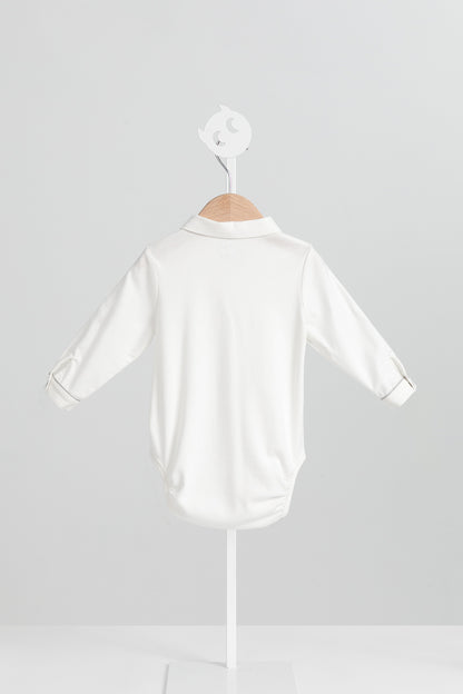 【予約商品】Mainコレクション：Monsieurリトルジェントルマンロンパース