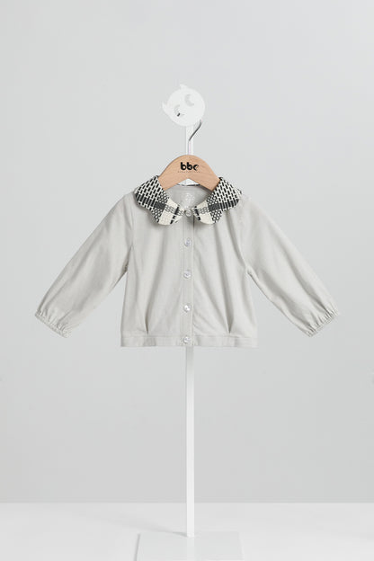 【予約商品】ちょうちょ襟スタンダードカーディガン