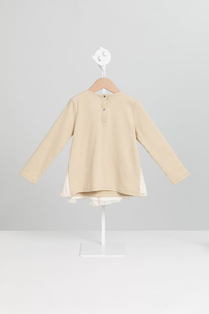 【予約商品】Mainコレクション：Ribbon Bloom 切替えブラウス