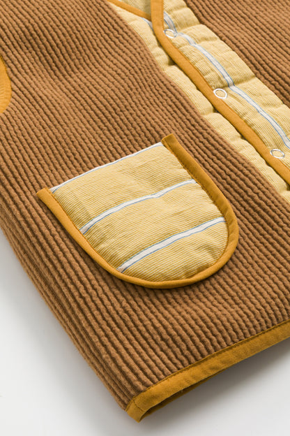 【予約商品】Luxuryコレクション：Zigzagリバーシブルベスト