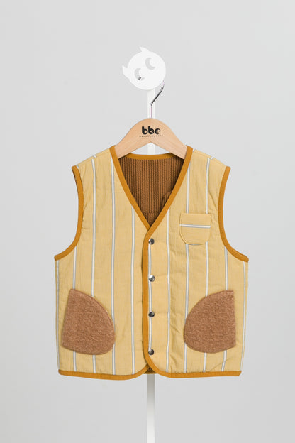 【予約商品】Luxuryコレクション：Zigzagリバーシブルベスト