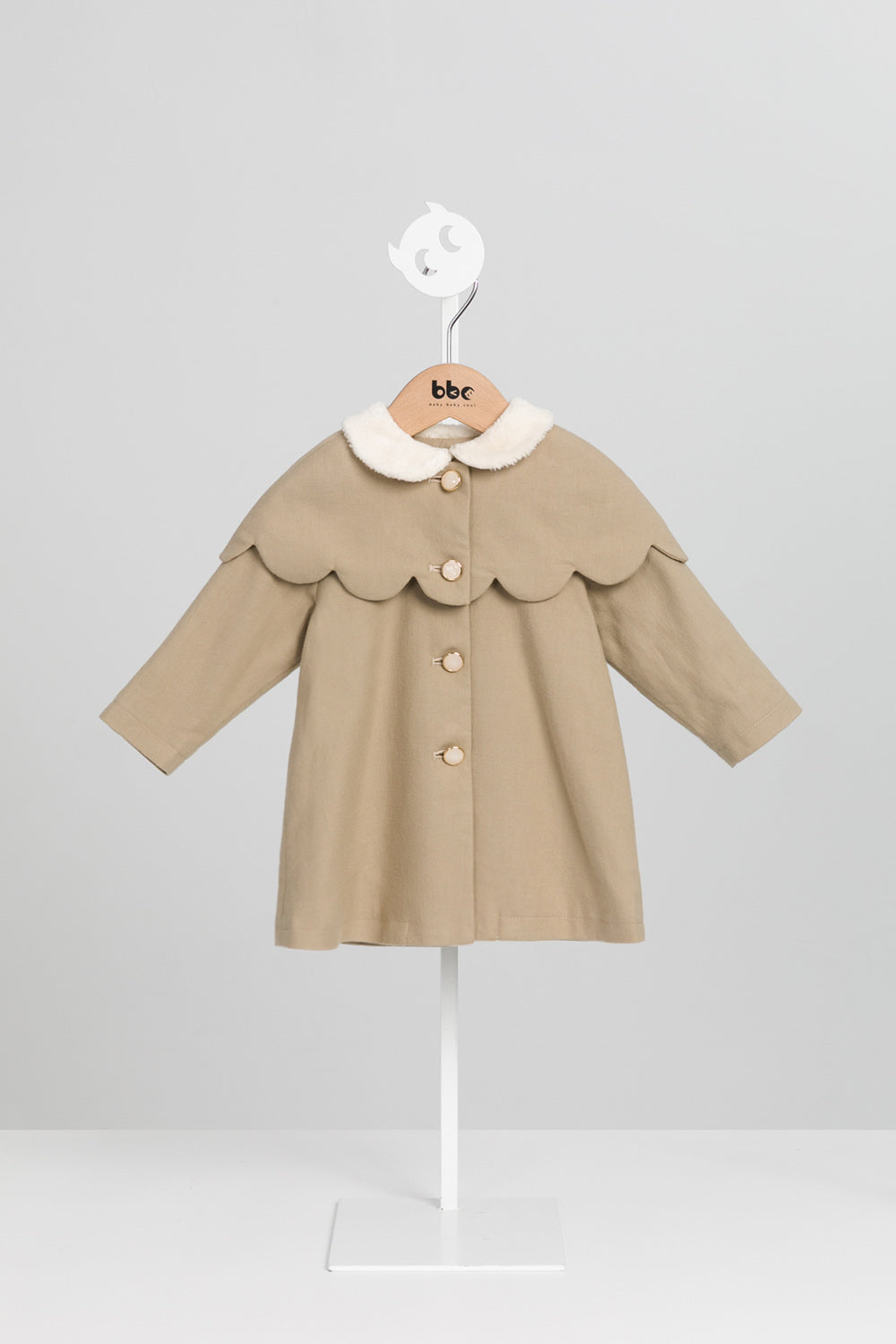 【予約商品】Mainコレクション：Cupcake 花びらツーピースロングコート