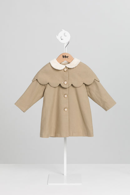 【予約商品】Mainコレクション：Cupcake 花びらツーピースロングコート