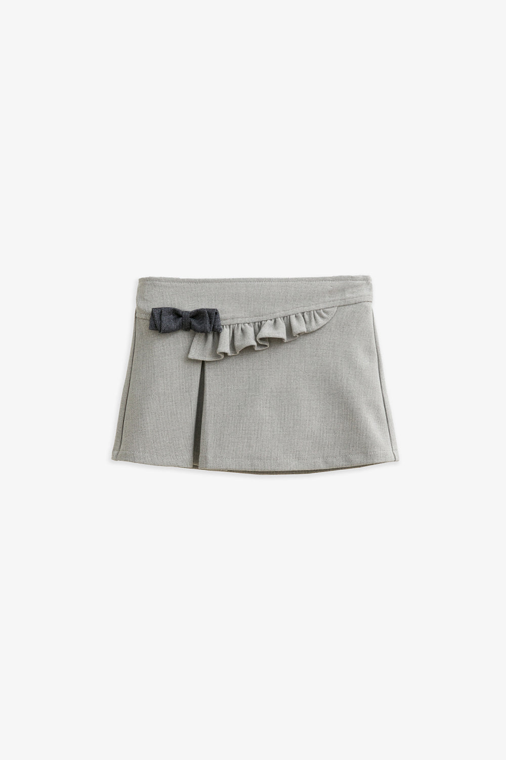 【予約商品】Luxuryコレクション：Lottie ハウンドトゥース フリルリボン プリーツ スカートロンパース