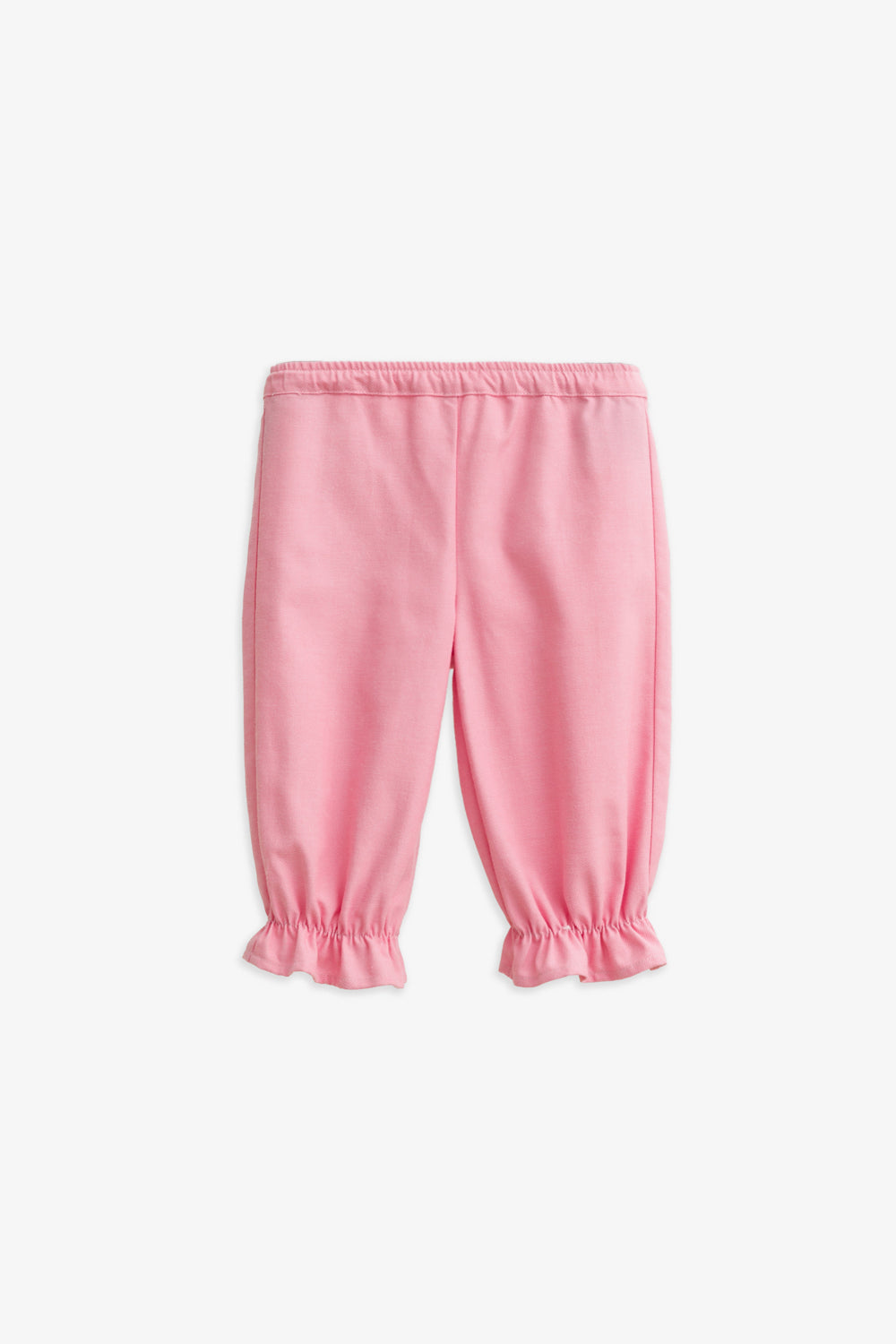 【予約商品】Mainコレクション：Elsie Bunny 裾フリル オーガニックコットン ロングパンツ