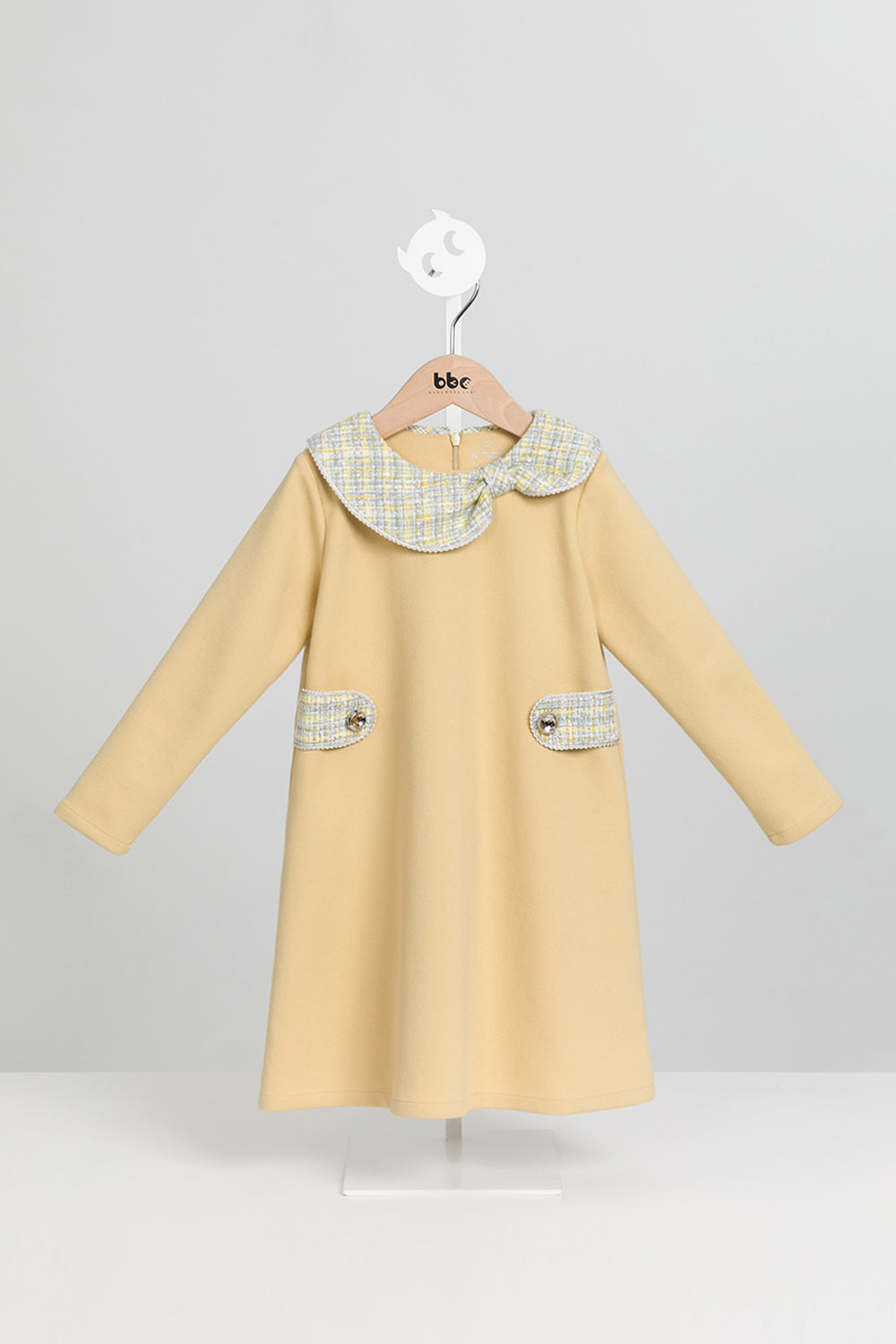 【予約商品】コレクション：Rustle Bowリボン襟ワンピース