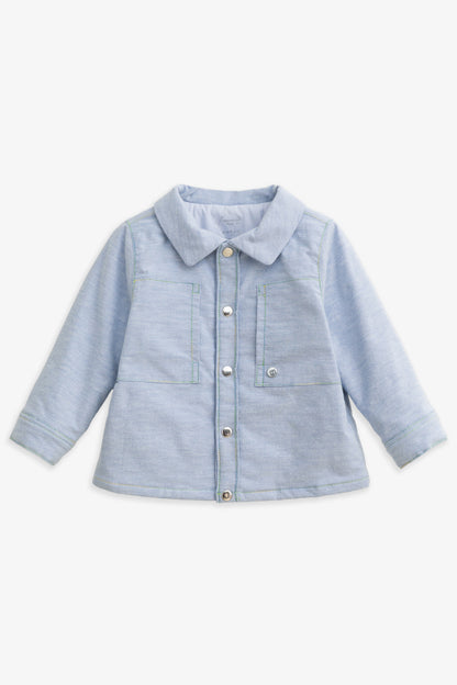 【予約商品】Mainコレクション：Oliver オーガニックコットン ダブルポケット中綿ジャケット