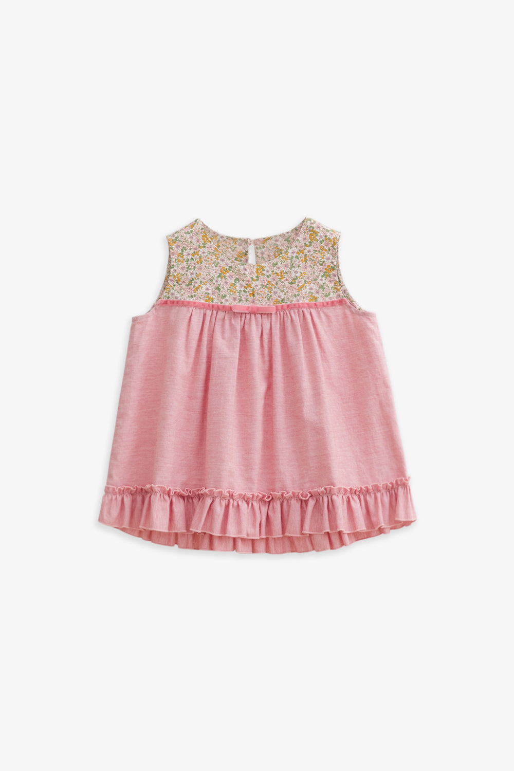 【予約商品】Luxury コレクション：Petit フラワープリントノースリーブトップス