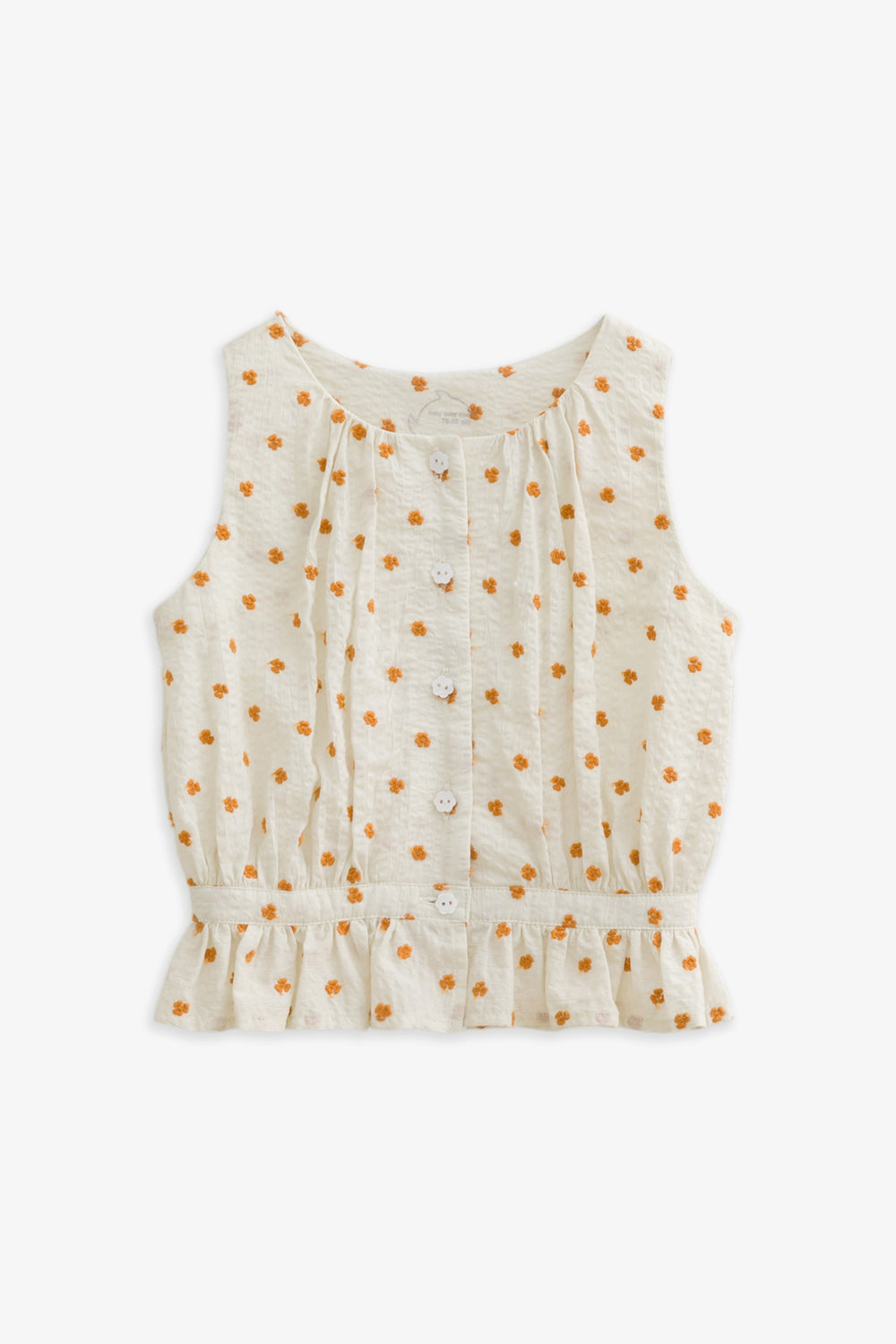 【予約商品】Luxuryコレクション：Meadowフラワー刺繍トップス
