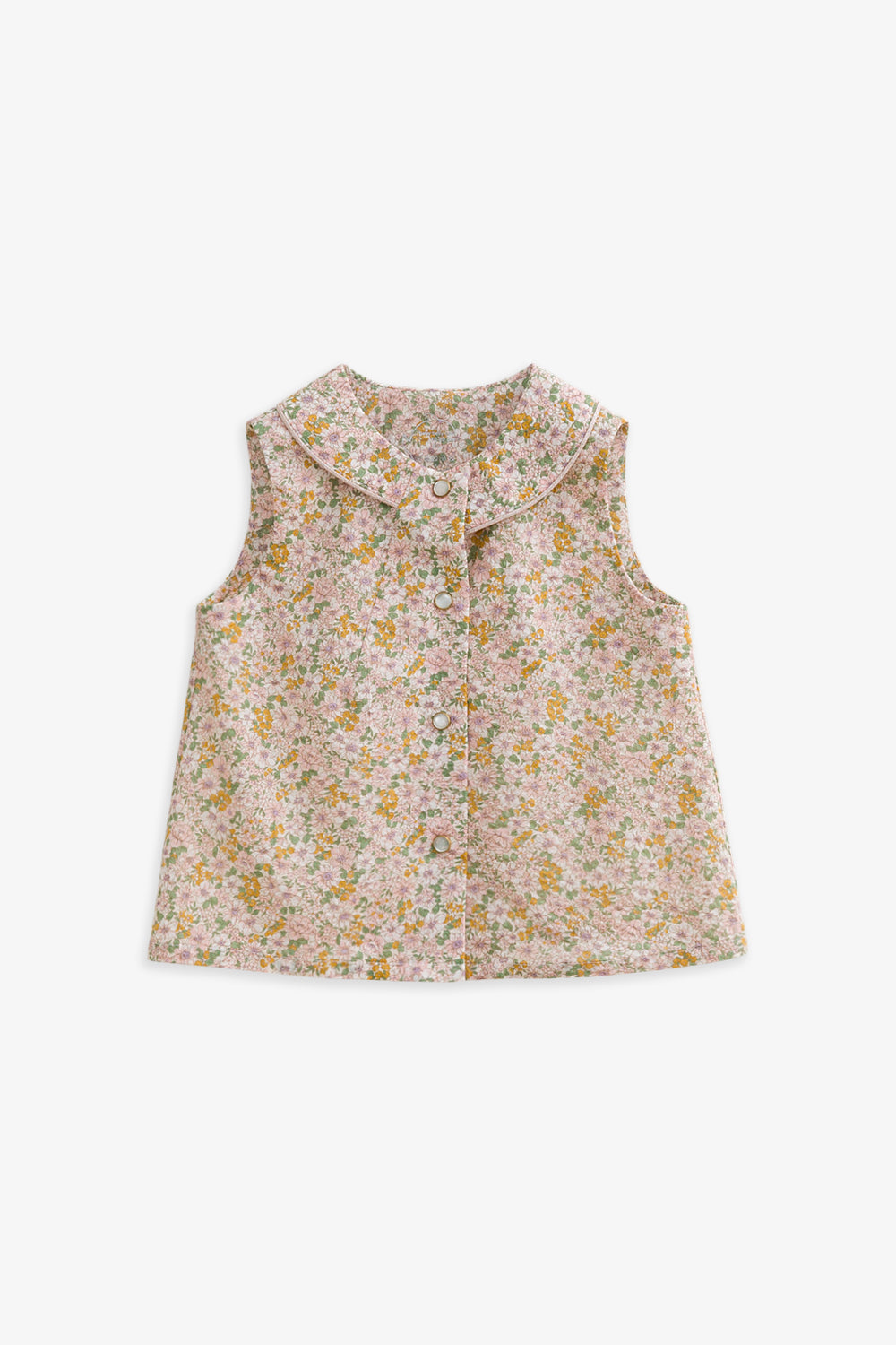 【予約商品】Luxury コレクション：Flora 花柄ノースリーブトップス