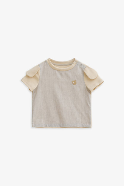 【予約商品】Main コレクション：Everyday 子犬の耳付きTシャツ