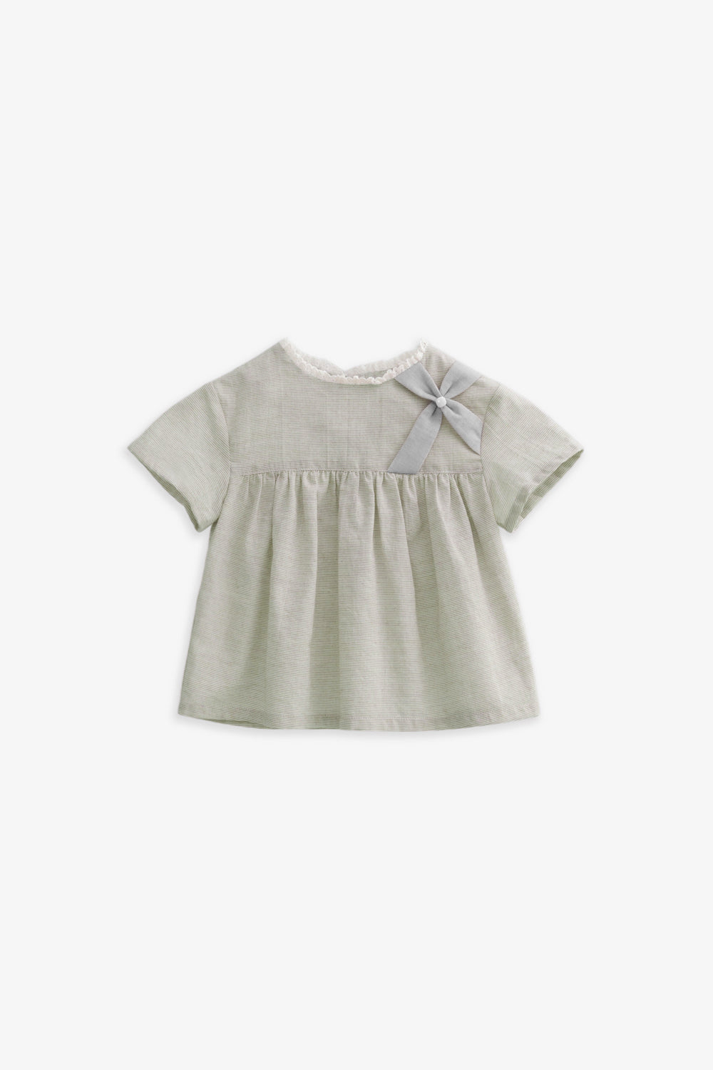 【予約商品】Main コレクション：Papillon レーススタンドカラートップス