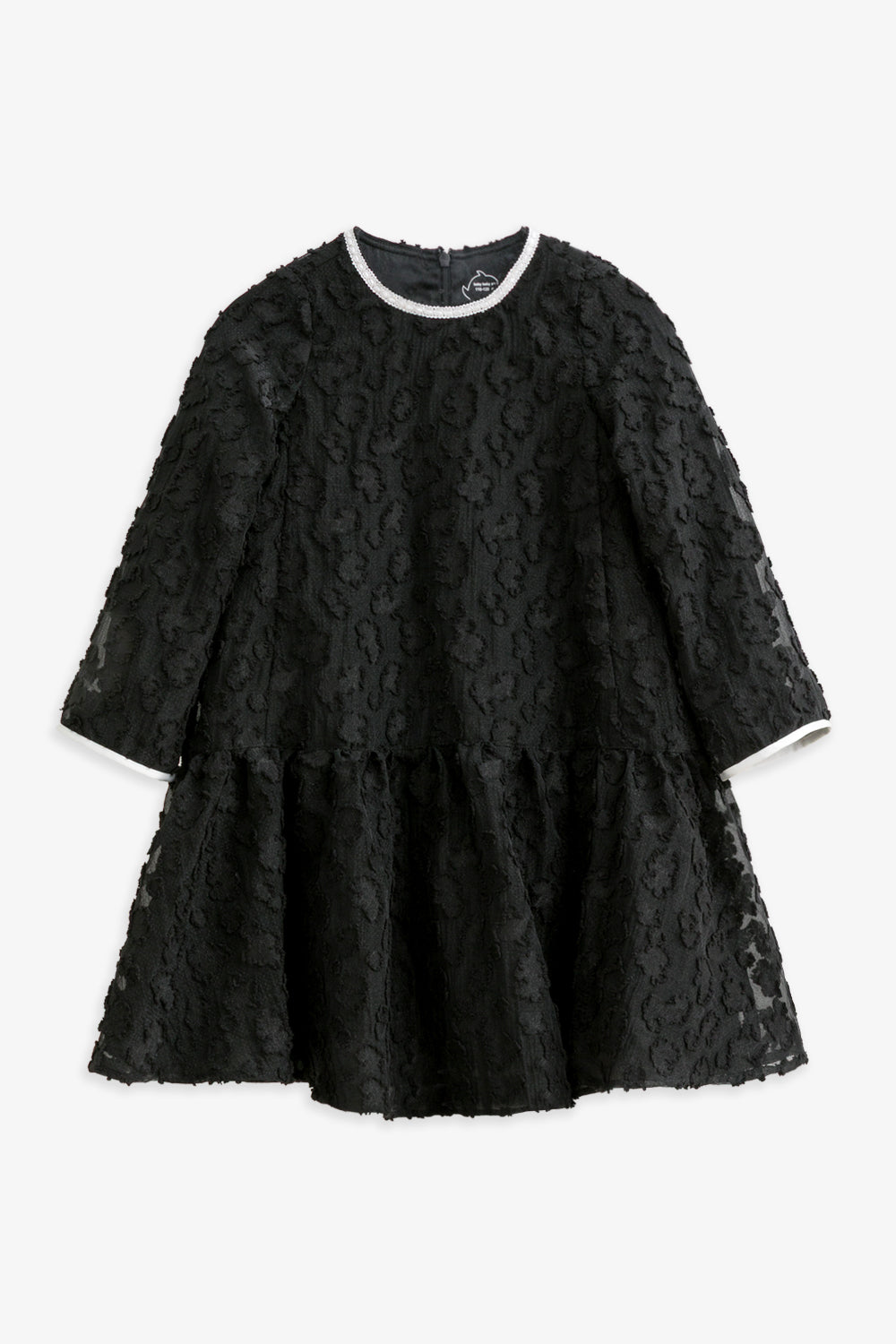 【予約商品】Luxuryコレクション：Daisy Cloud クラウドジャガード ラッフル長袖ワンピース