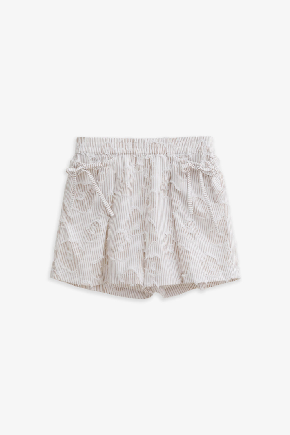 【予約商品】Luxury コレクション：Soft Glow リボン結びキュロットスカート