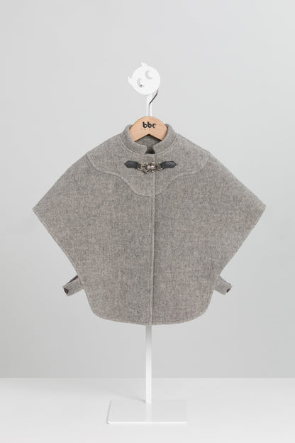 【予約商品】Luxuryコレクション：Jolieリボン襟ウールケープコート