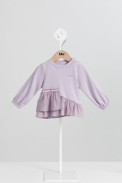 【予約商品】Mainコレクション：Ruffle Breezeレイヤードトップス