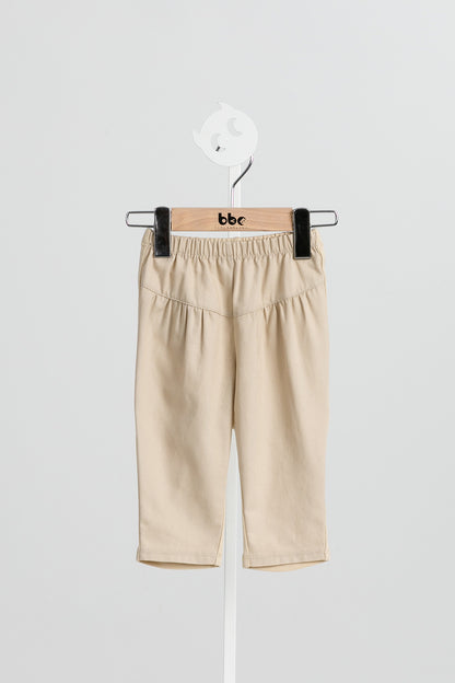 【予約商品】Mainコレクション：Petite Lys切替えロングパンツ