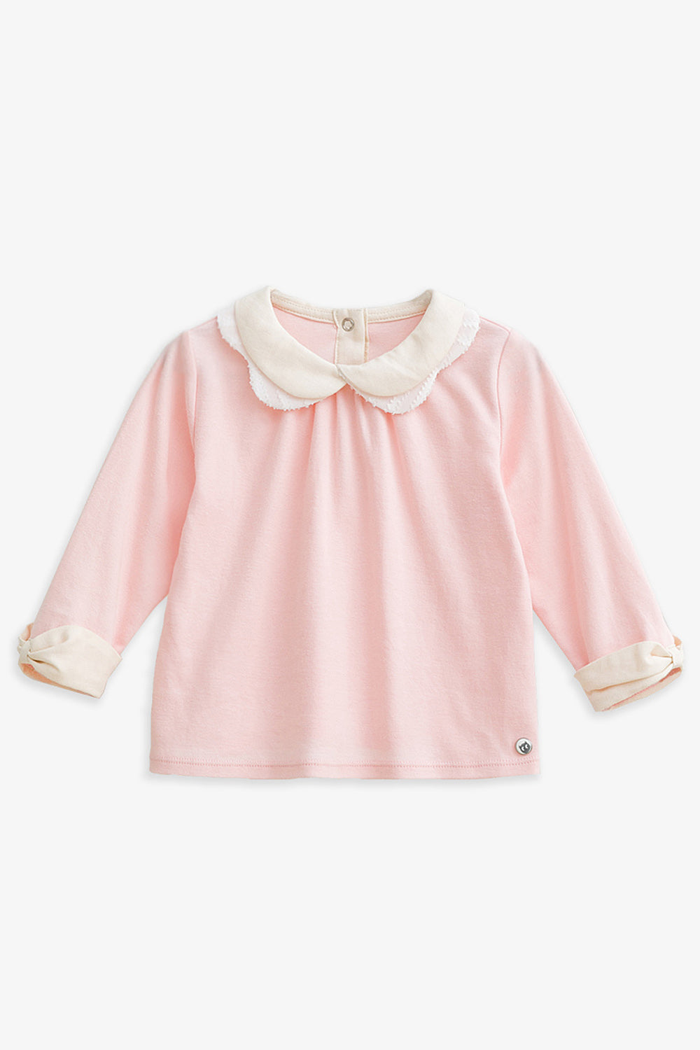 【予約商品】Mainコレクション：Lily ダブルリボンカラー長袖トップス