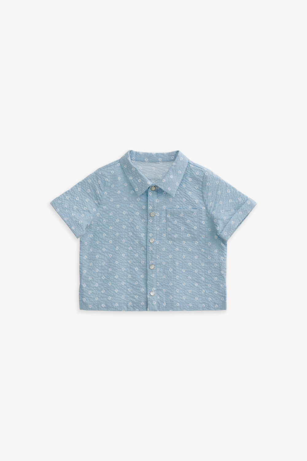 【予約商品】Luxury コレクション：Soft Motif  総柄プリントテーラードカラーシャツ