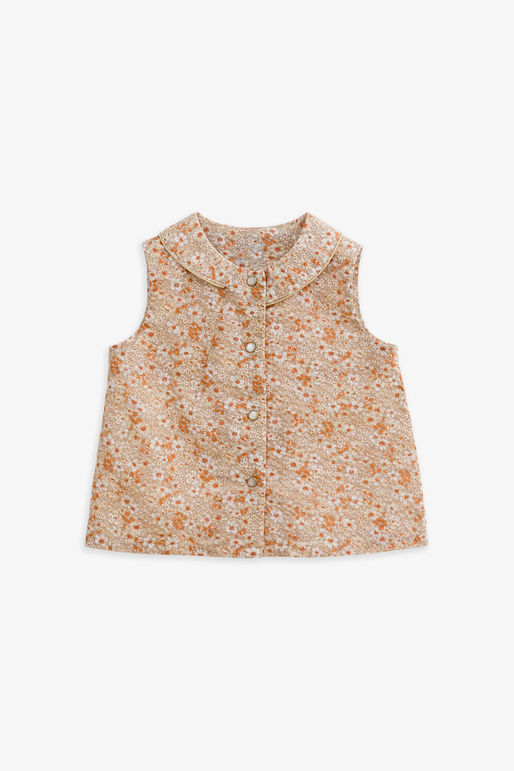 【予約商品】Luxury コレクション：Flora 花柄ノースリーブトップス