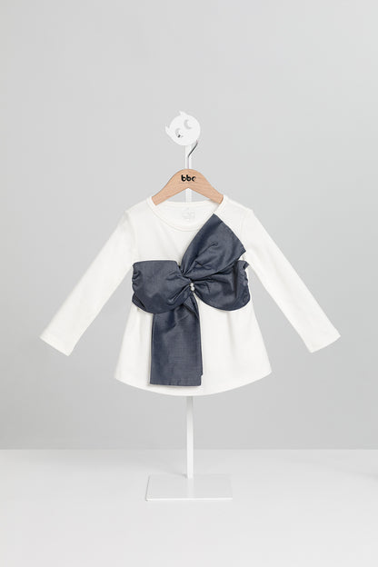 【予約商品】Mainコレクション：Rubans Pearlリボントップス