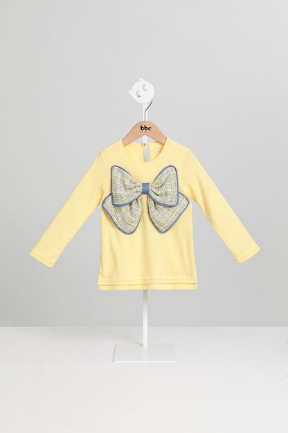 【予約商品】Mainコレクション：Auroraツイードバタフライトップス