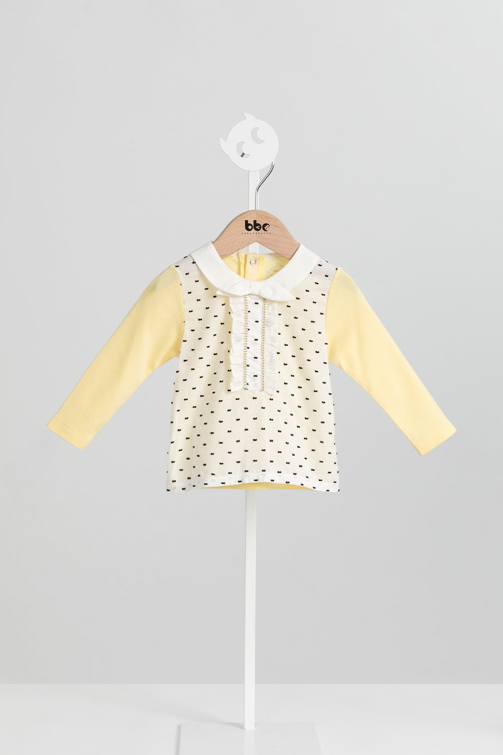 【予約商品】Mainコレクション：Dottyリボンカラーブラウス