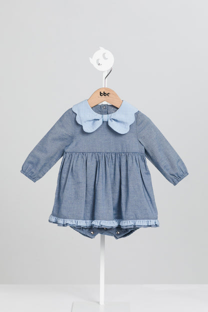 【予約商品】Mainコレクション：Flutterバタフライカラーロンパースワンピース