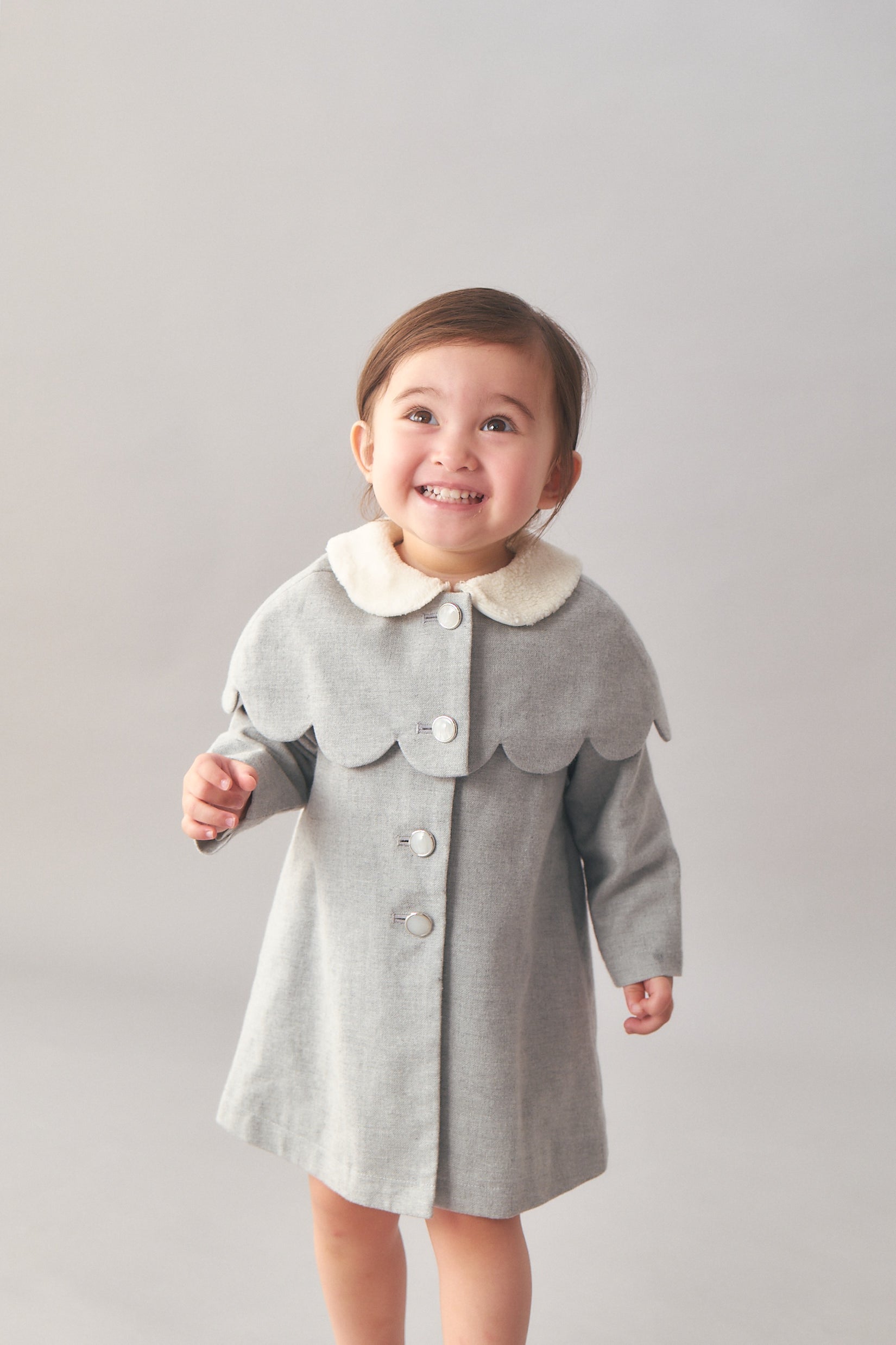 【予約商品】Mainコレクション：Cupcake 花びらツーピースロングコート