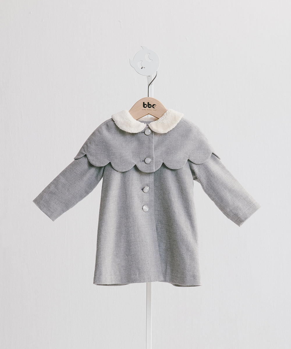 【予約商品】Mainコレクション：Cupcake 花びらツーピースロングコート