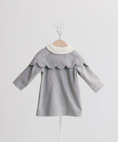 【予約商品】Mainコレクション：Cupcake 花びらツーピースロングコート