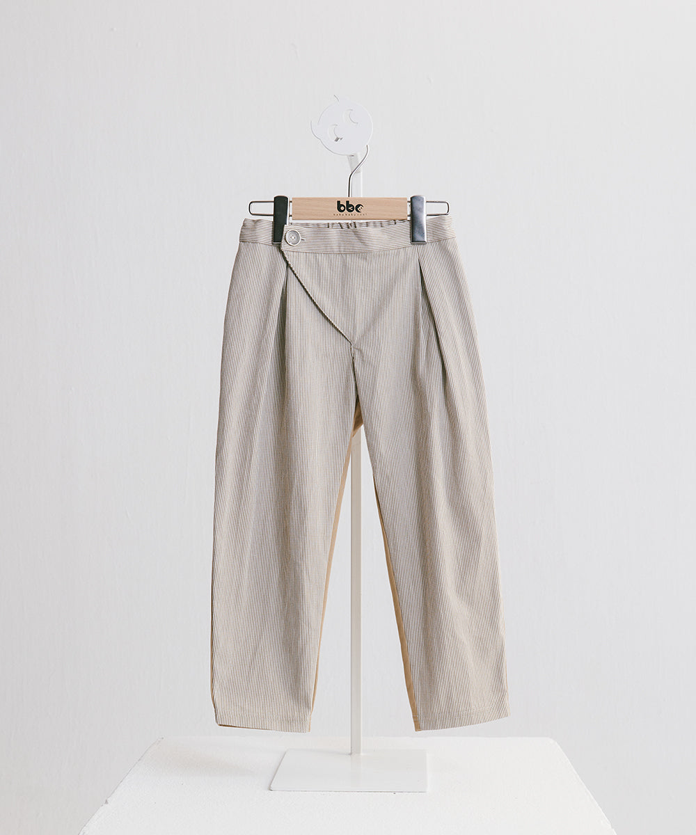 Luxury系列 - ロイヤルサイドボタンタックパンツ