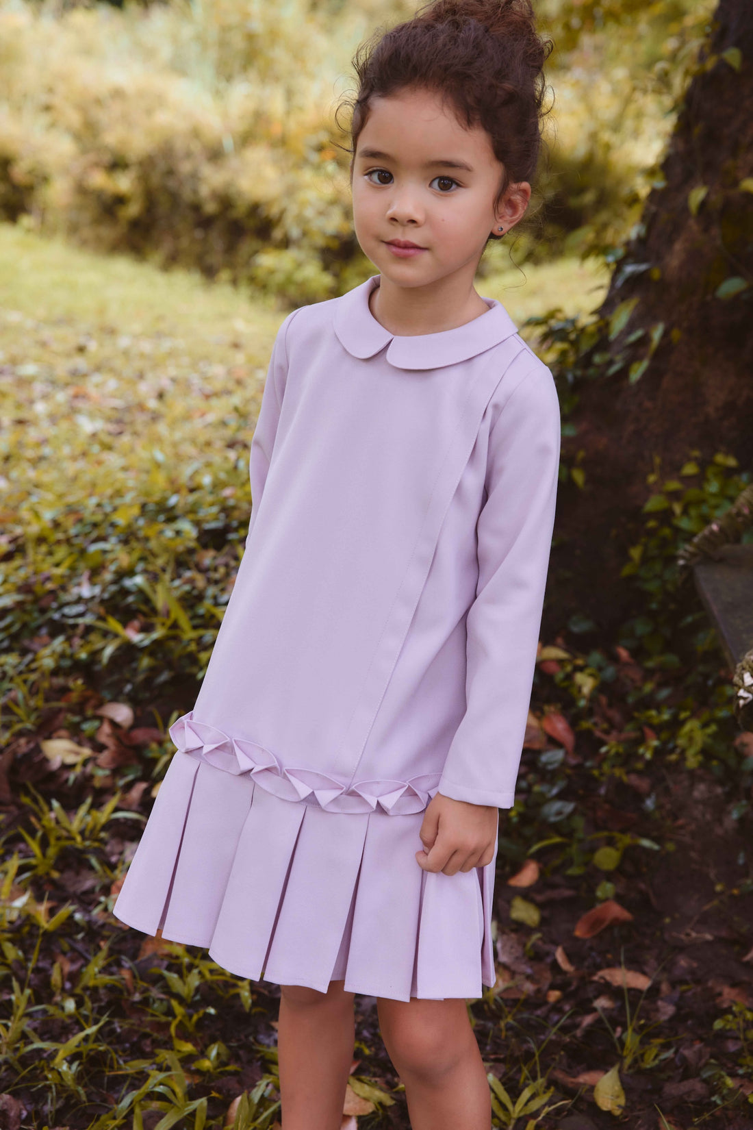 【予約商品】ベラのエレガントプリーツスカートワンピース