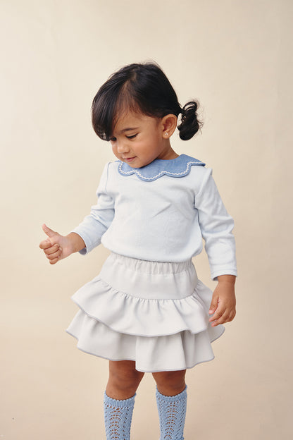 【予約商品】ブルベリーカラートップス