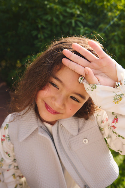 【予約商品】Luxuryコレクション：両袖ドローストリングショートジャケット