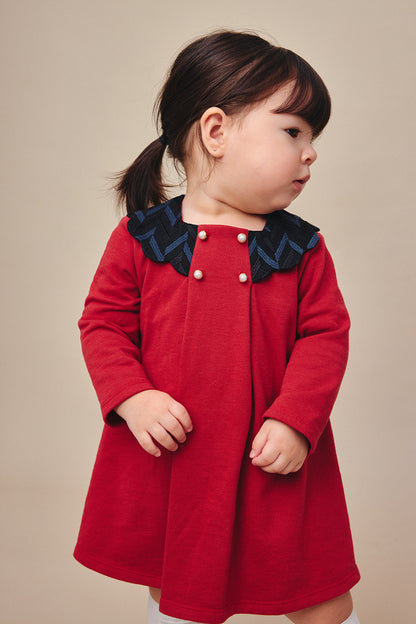 【予約商品】Mainコレクション：Lilaペタルカラーロンパースワンピース