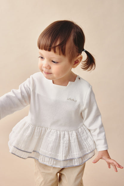 【予約商品】Mainコレクション：Moon Petalsフリルスカートトップス