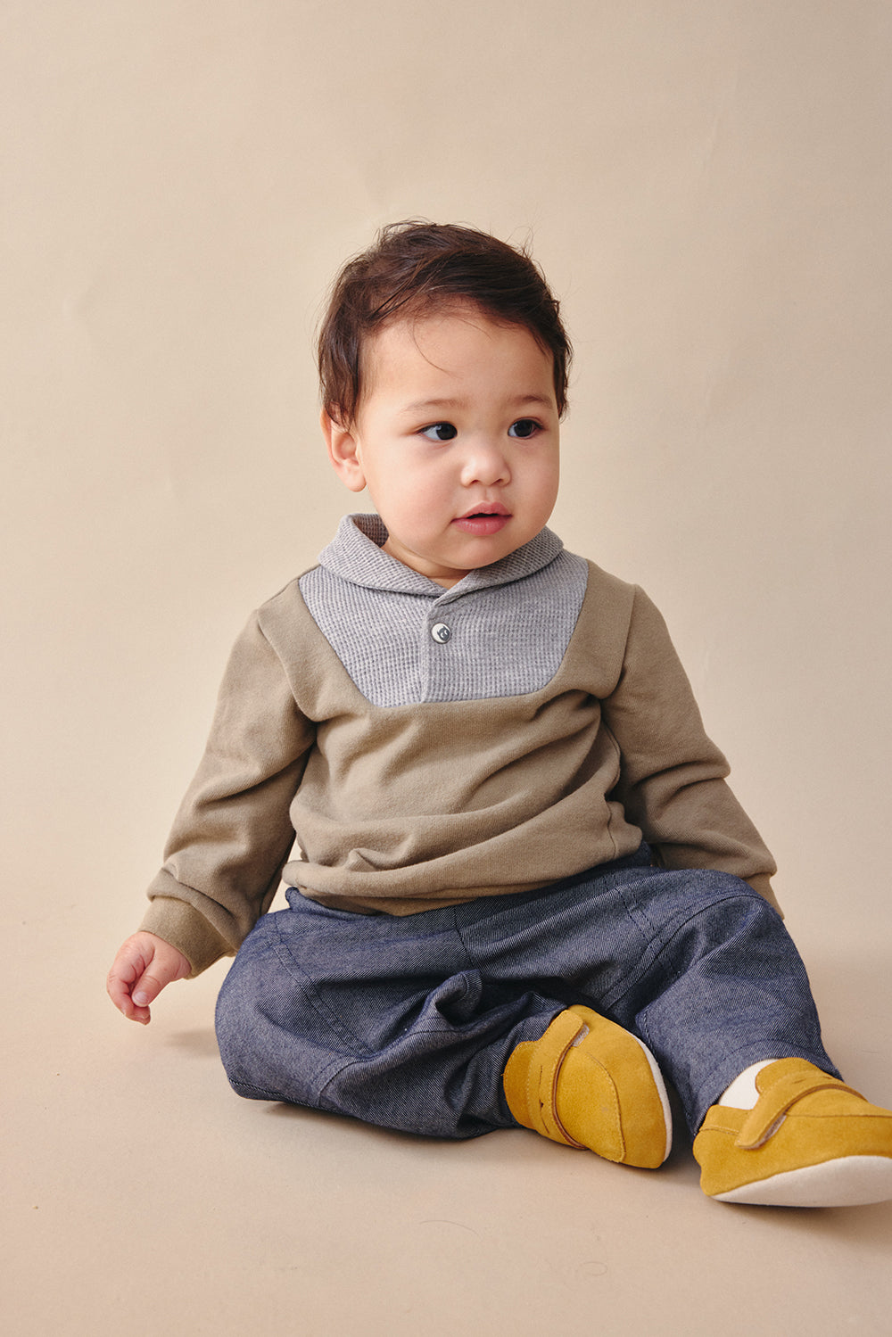 【予約商品】Luxuryコレクション：Louis Sprout切替えトップス