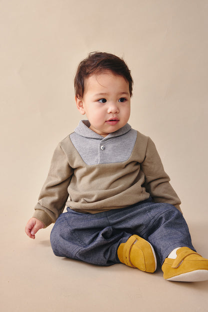 【予約商品】Luxuryコレクション：Louis Sprout切替えトップス