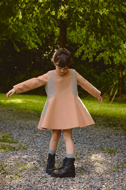 【予約商品】Mainコレクション：スター切替えワンピース