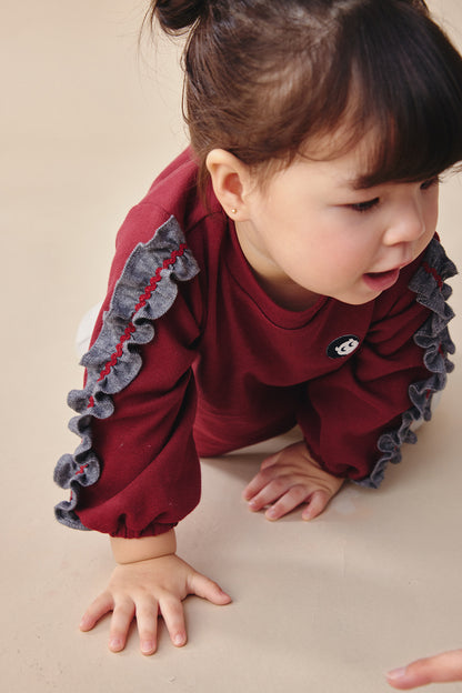 【予約商品】Mainコレクション：Frill Whisperトップス